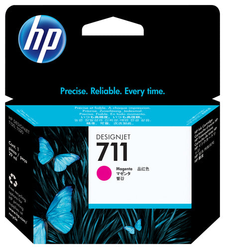 HP 711 29-ml Magenta DesignJet Ink Cartridge HP 711 29-ml Magenta DesignJet Ink Cartridge